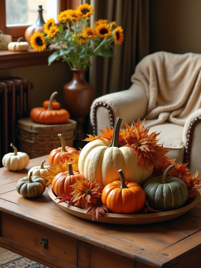 pumpkin arrangements for autumn