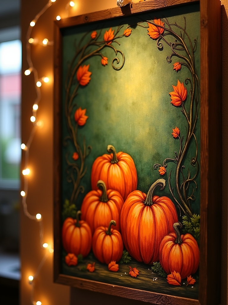pumpkin patch wall art