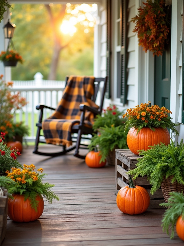 pumpkin planter diy project