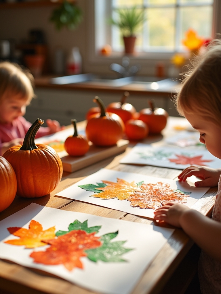 pumpkin stamping craft activities