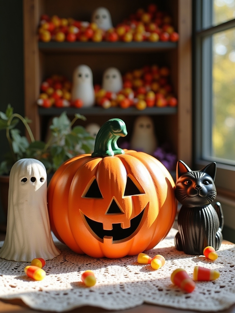 retro whimsical halloween decorations