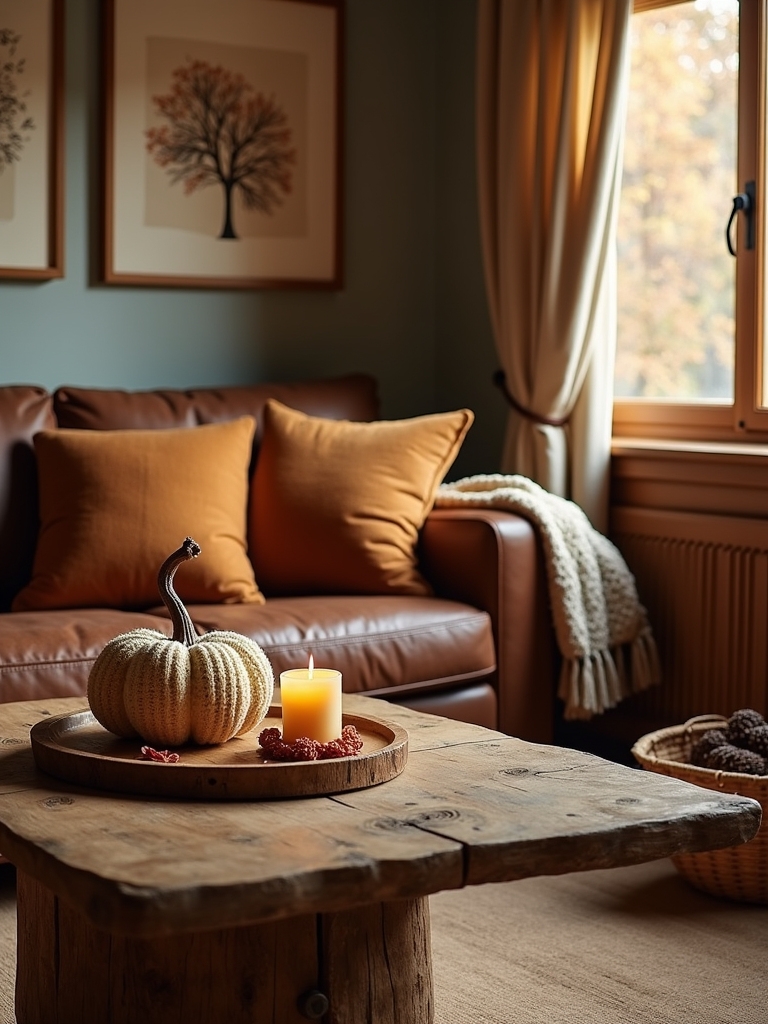 rustic charm through wooden decor