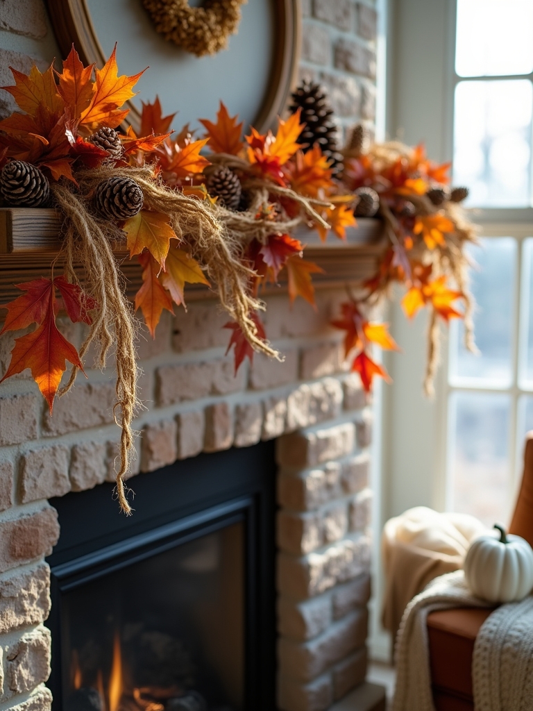 rustic jute twine garland