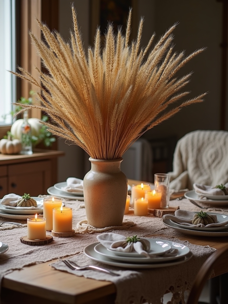 rustic wheat decor ideas