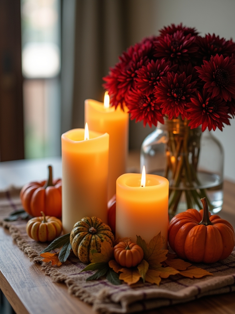 scented candles enhance ambiance