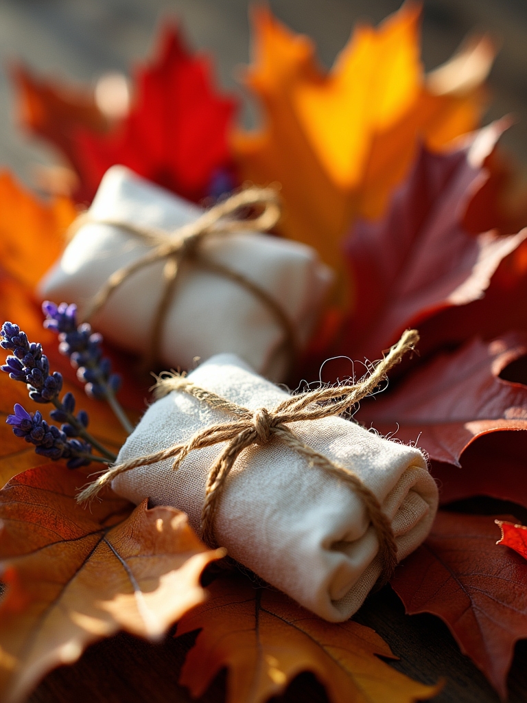 scented sachets with herbs