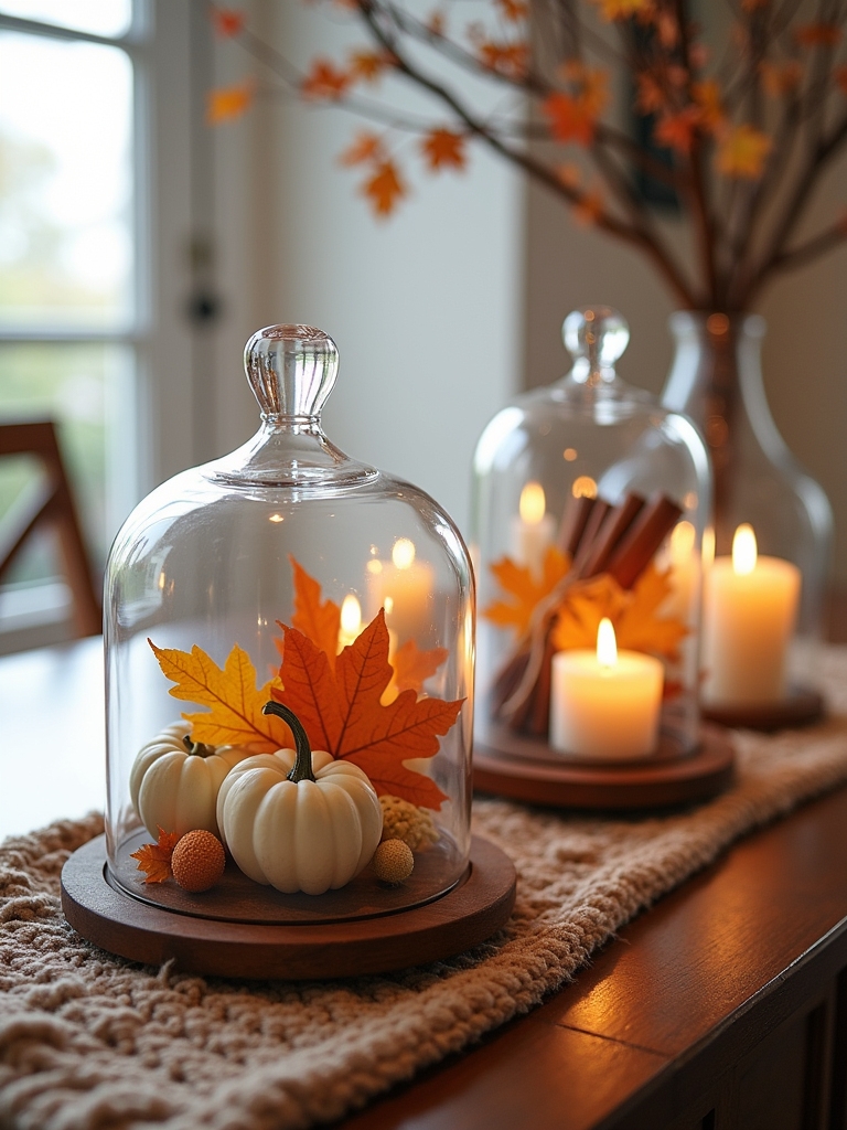 seasonal cloche display ideas