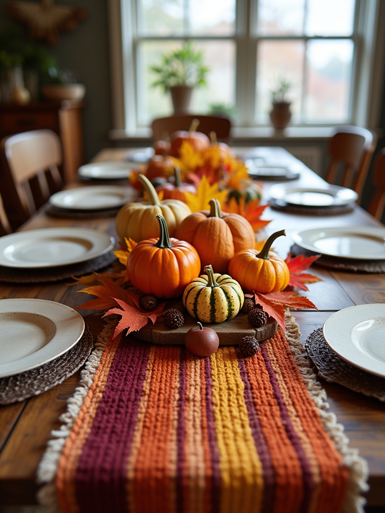 seasonal harvest table decor