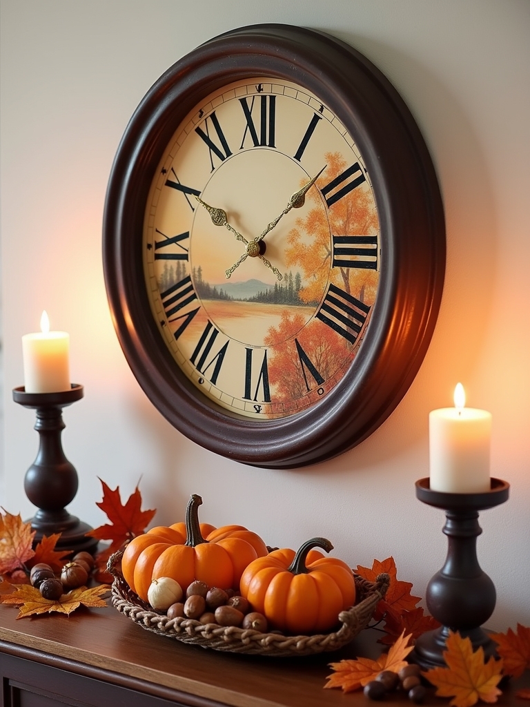 seasonal themed statement clocks
