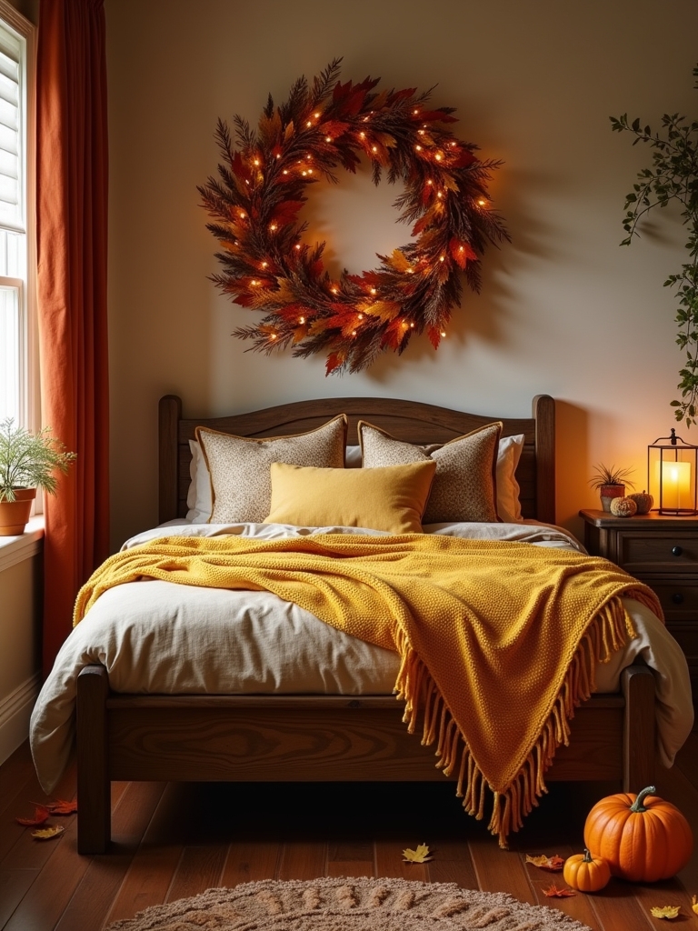seasonal wreaths enhance warmth