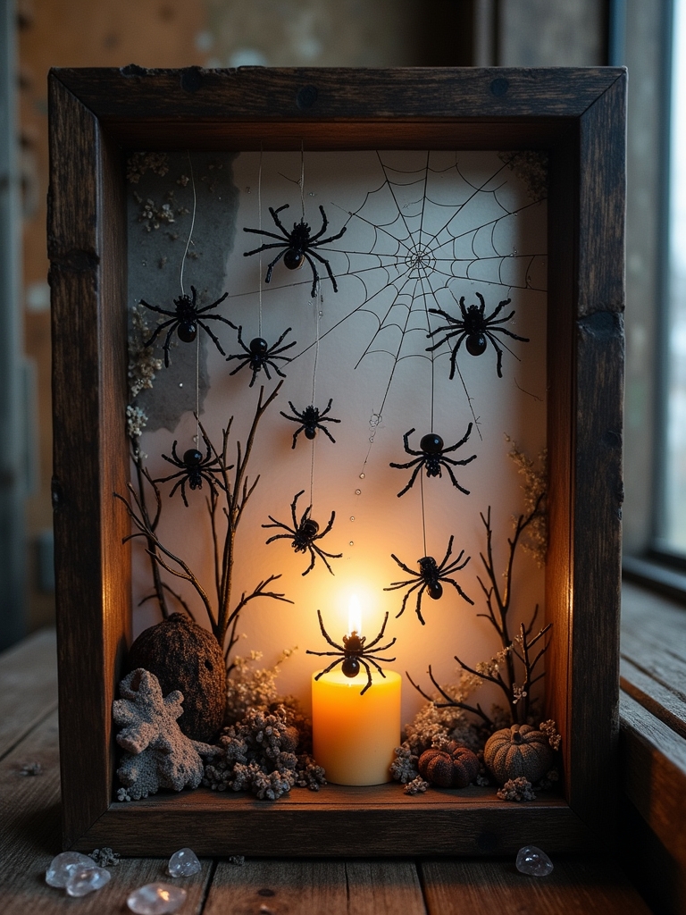 shadow box spider display