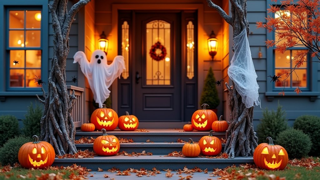 spooky halloween porch decorations