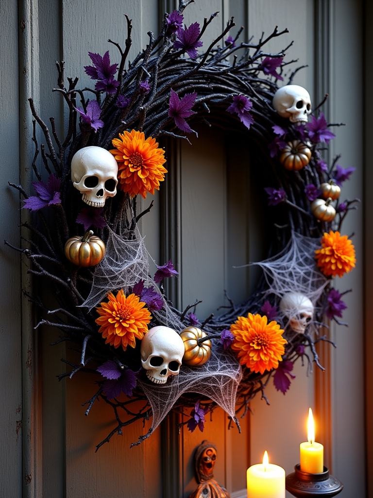 spooky halloween wreath ideas