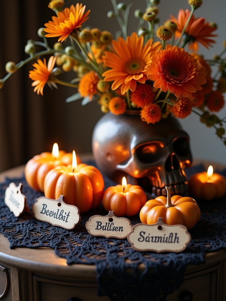 spooky personalized name tags