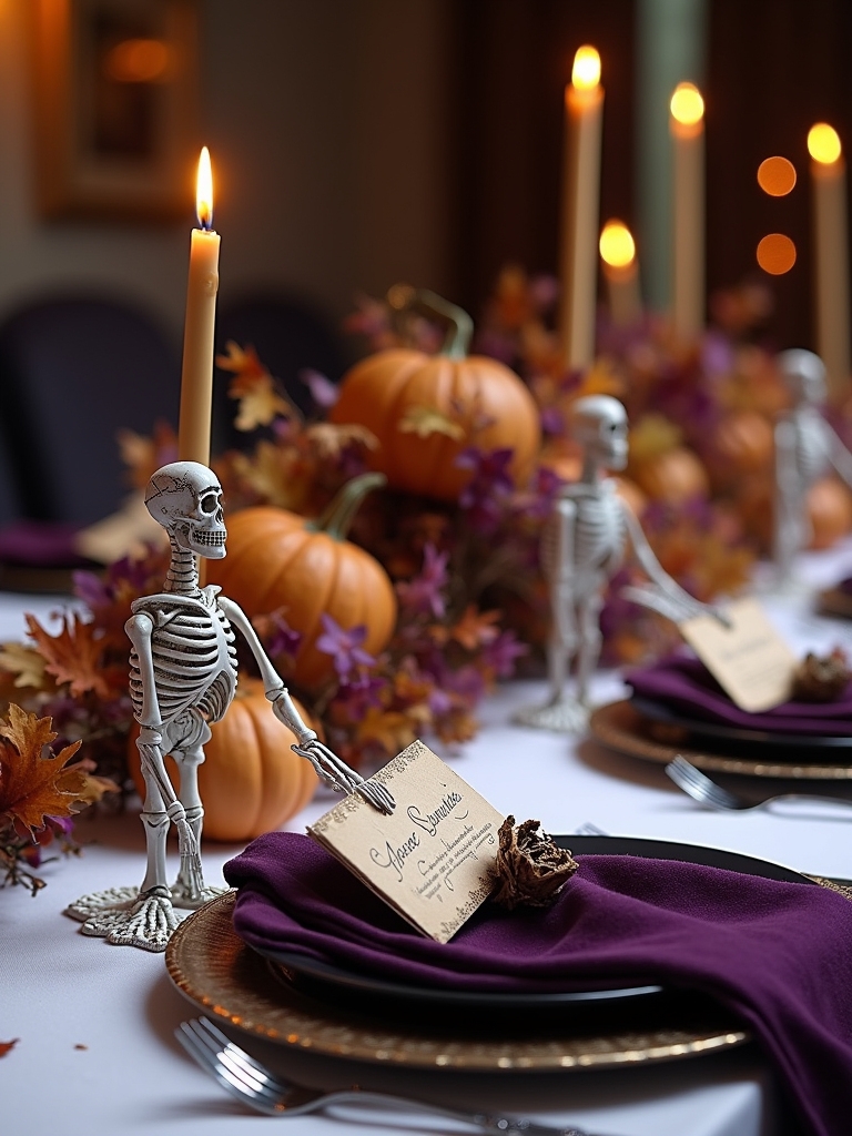 spooky skeleton place holders