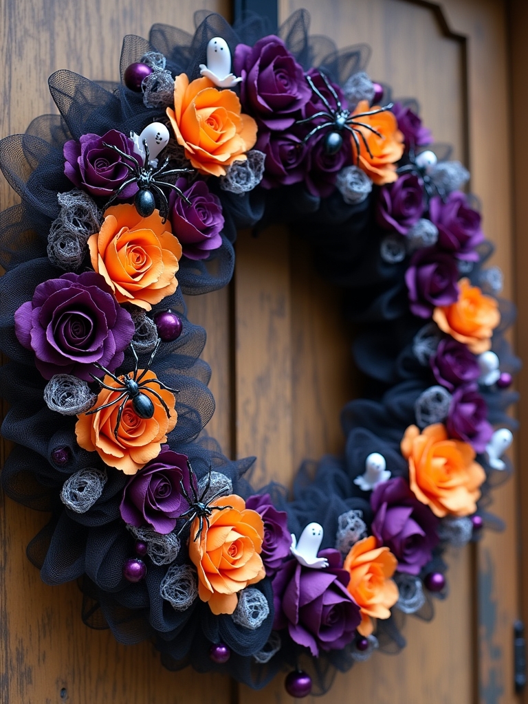 spooky spider wreath ideas
