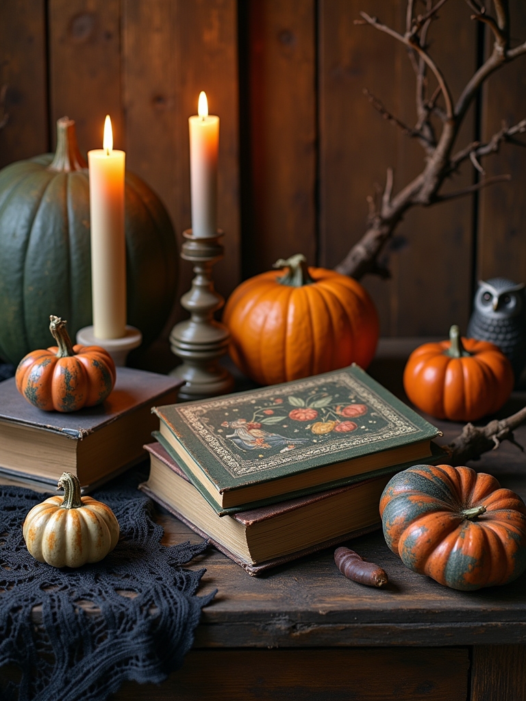 spooky storybook halloween display