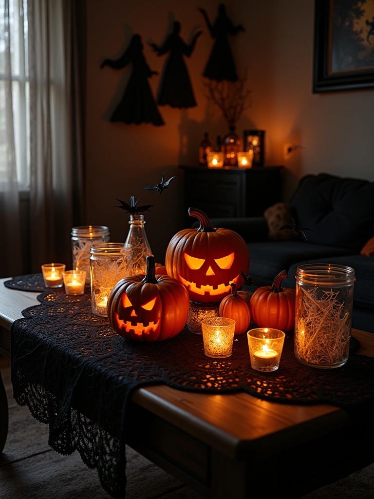 spooky wall art backdrop