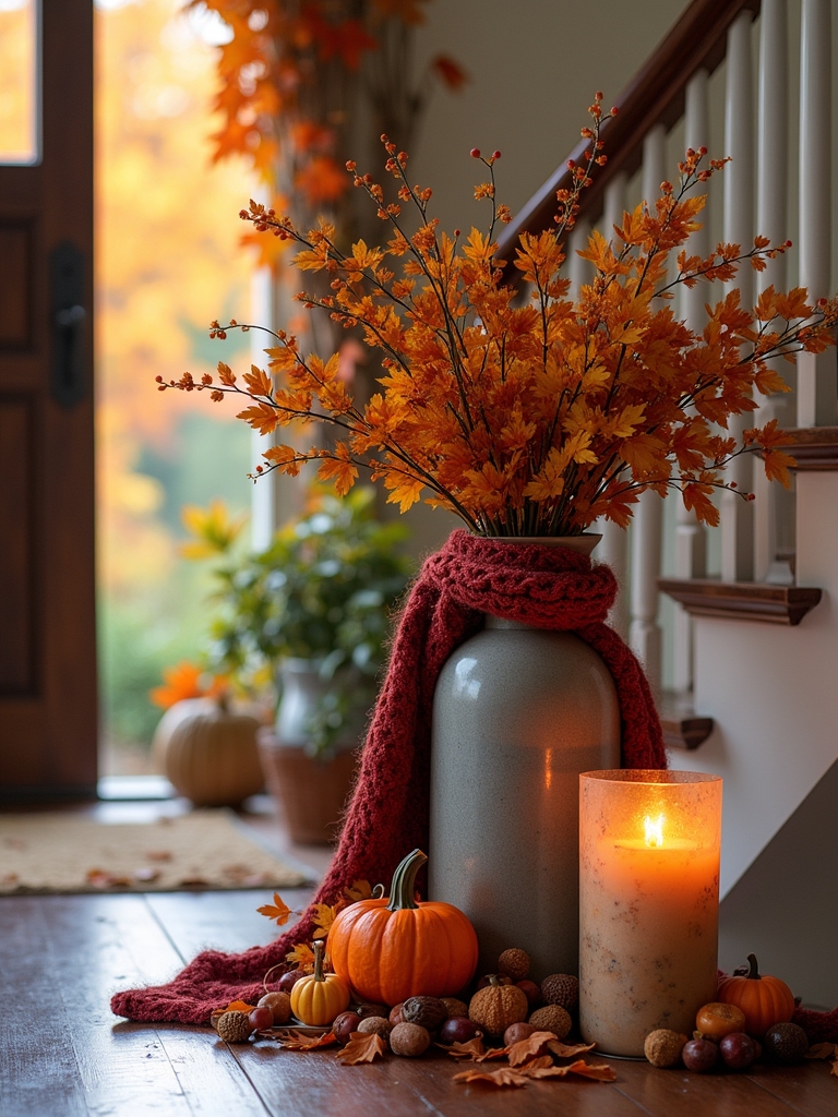 stylish fall umbrella stand