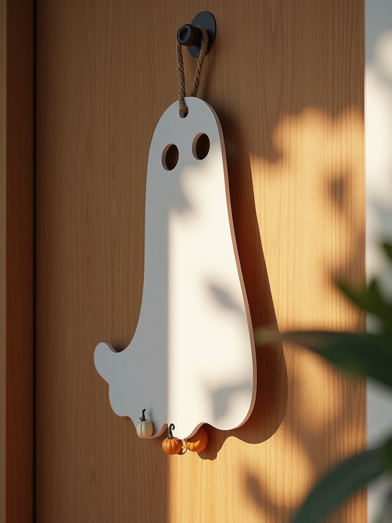stylish minimalist halloween decor