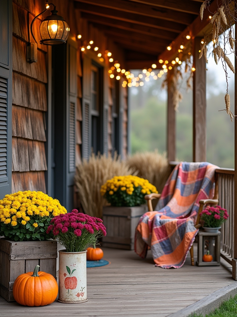 sustainable seasonal porch decor