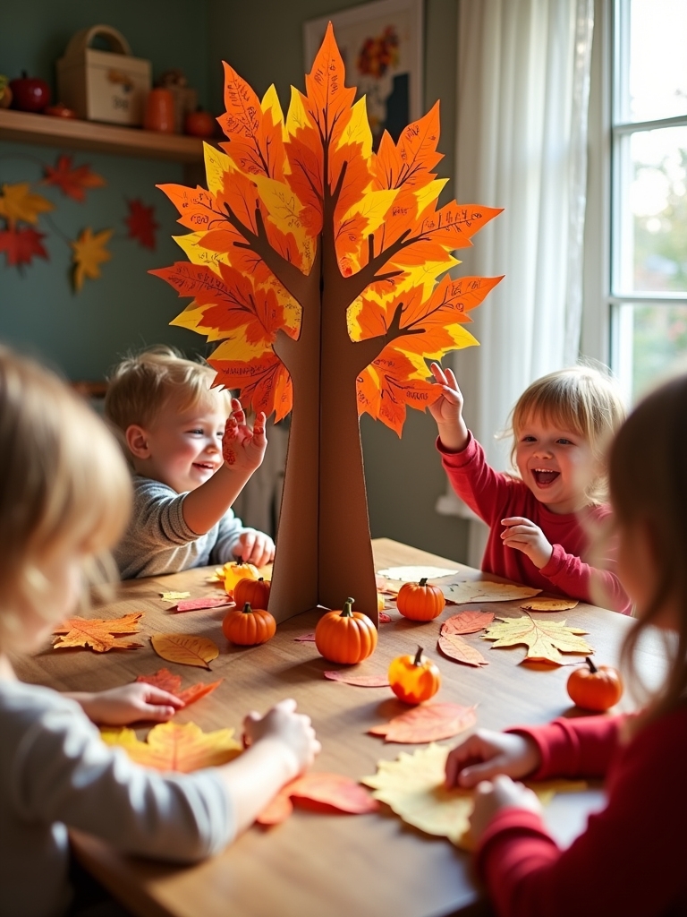 thankful tree crafting activity
