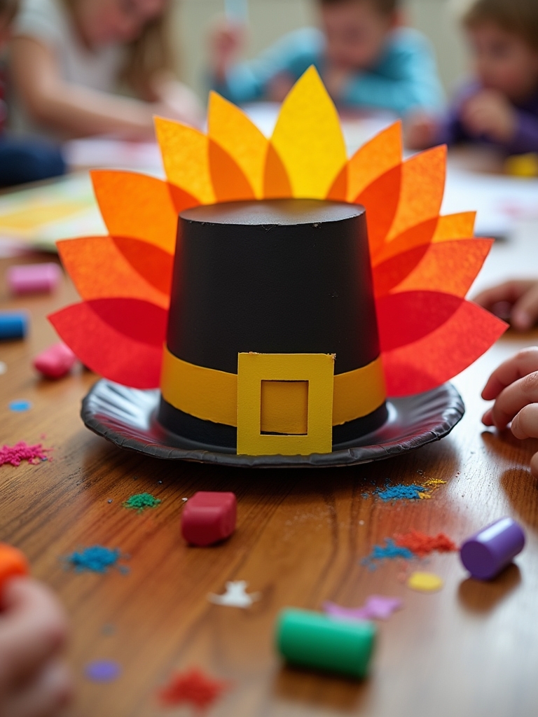 thanksgiving paper plate craft