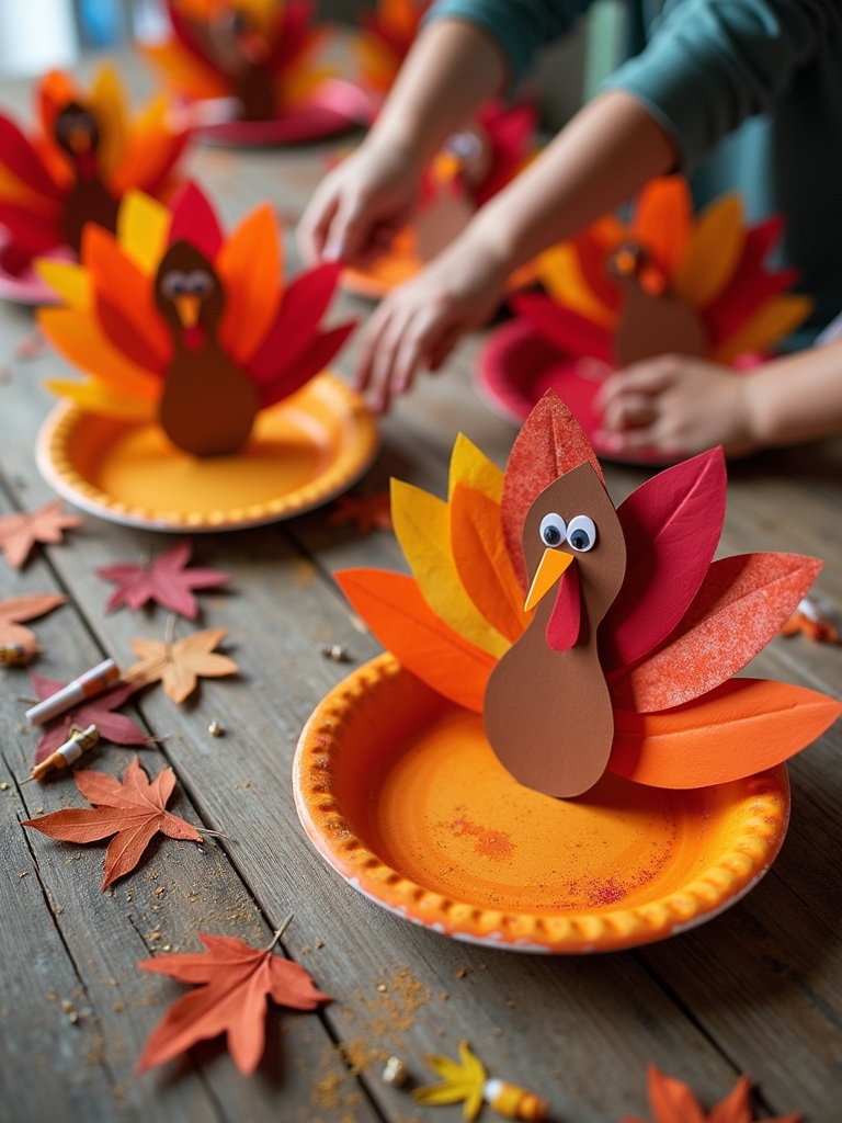 thanksgiving paper plate crafts