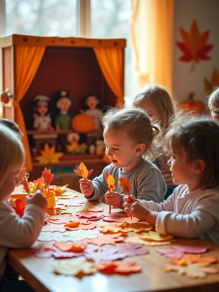 thanksgiving puppet show fun