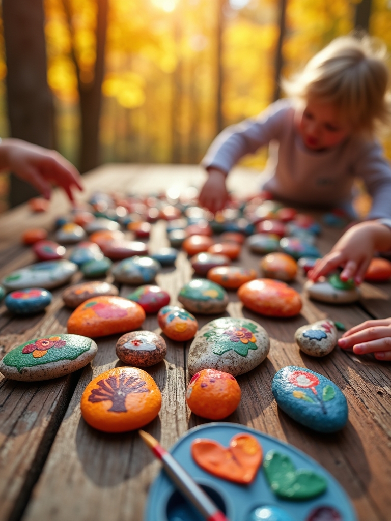 toddler rock painting activity