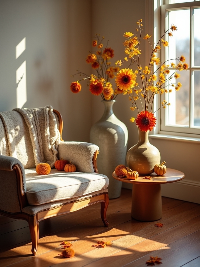 transformative fall vase decor