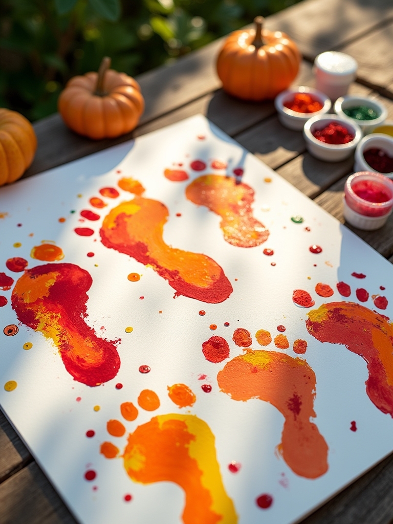 turkey footprint art activity