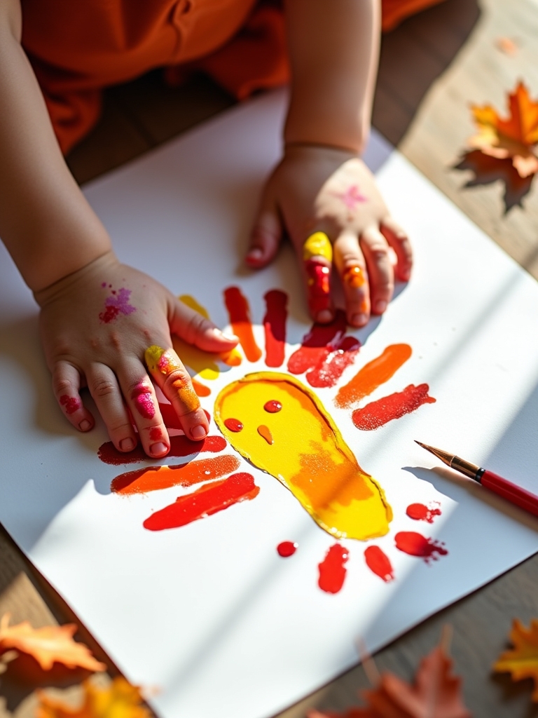 turkey footprint art craft