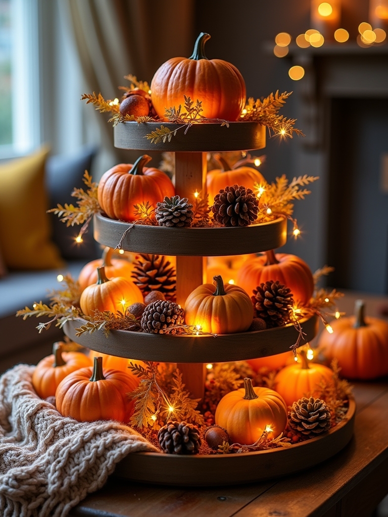 twinkling fairy lights decor
