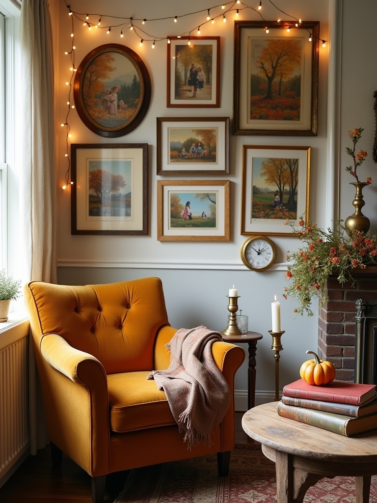 unique vintage living room