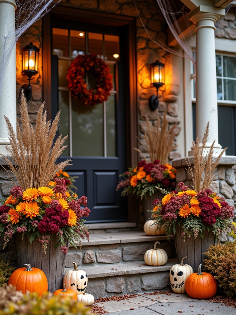 vibrant autumn floral arrangements