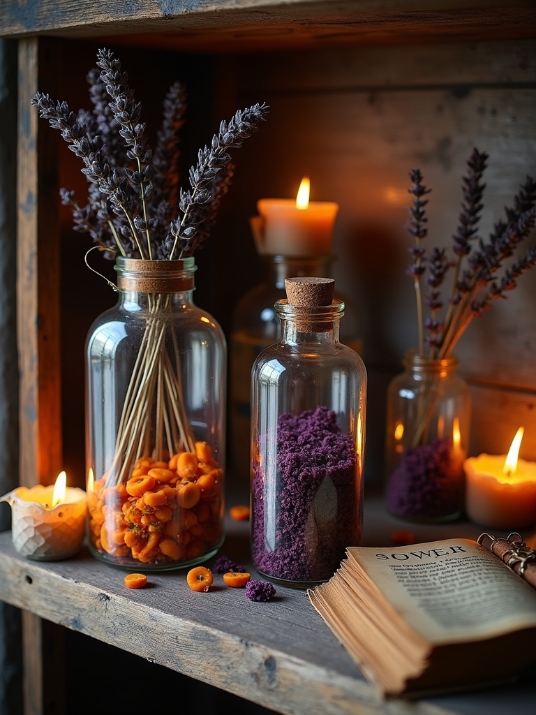vintage apothecary jar fillers