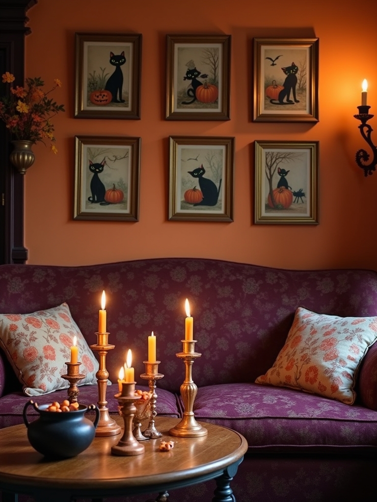 vintage halloween art ideas