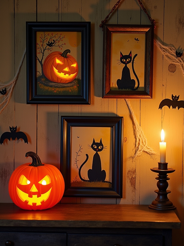vintage halloween decor inspiration