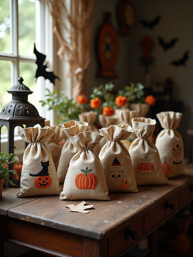 vintage halloween trick or treat bags
