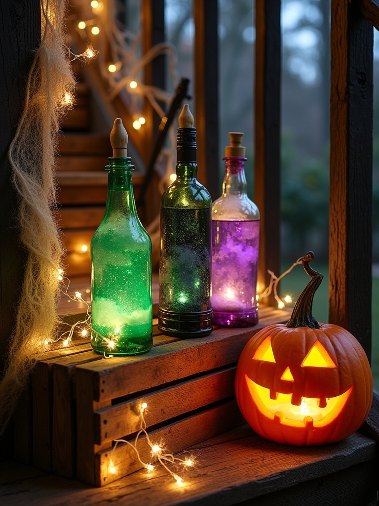 whimsical diy potion bottles