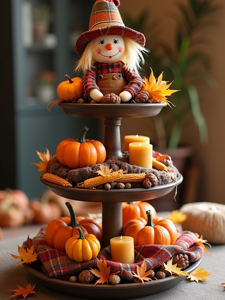 whimsical fall scarecrow decorations
