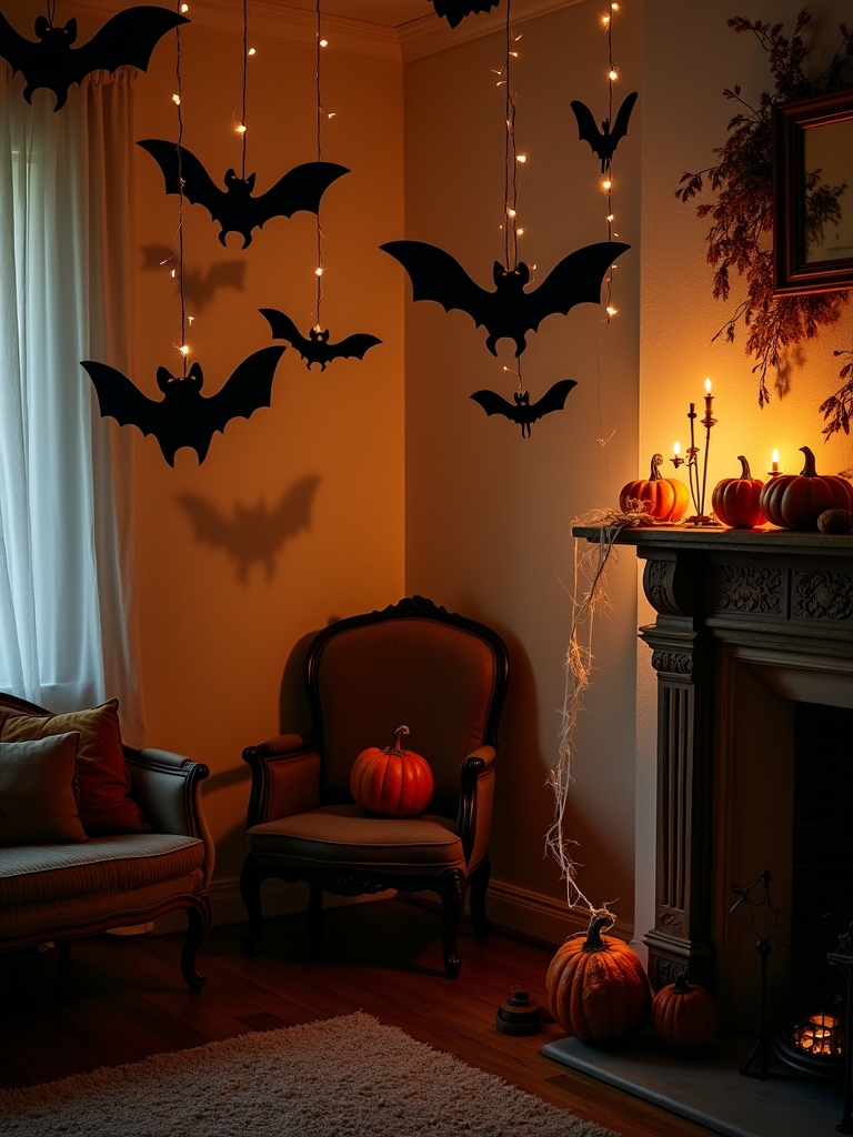 whimsical halloween bat decorations