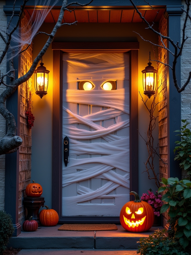 whimsical halloween mummy wraps