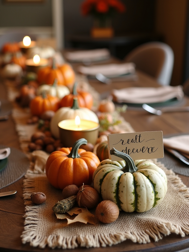 whimsical pumpkin place cards