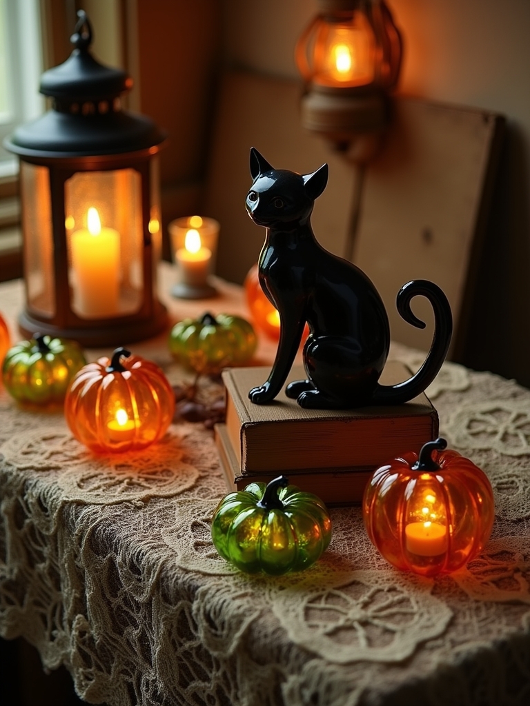 whimsical vintage halloween decor