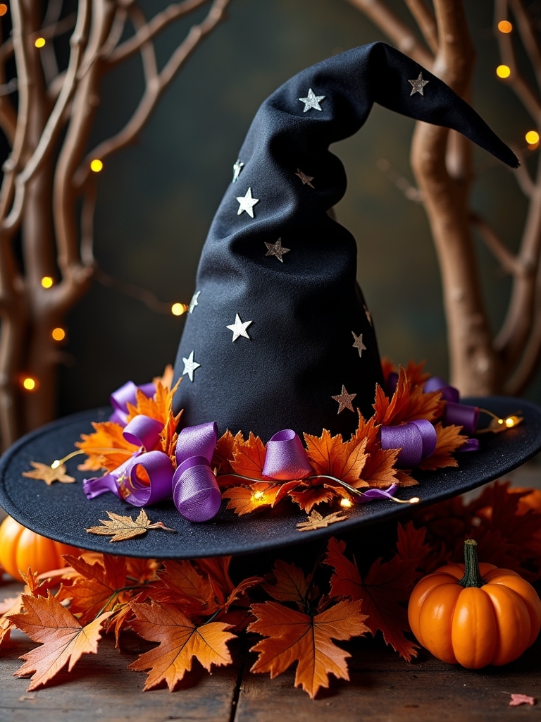 witch hat halloween centerpiece