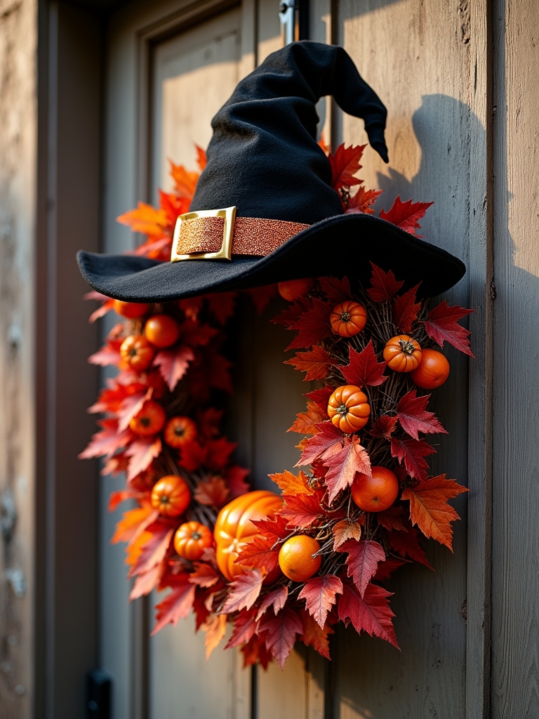 witch hat wreath ideas
