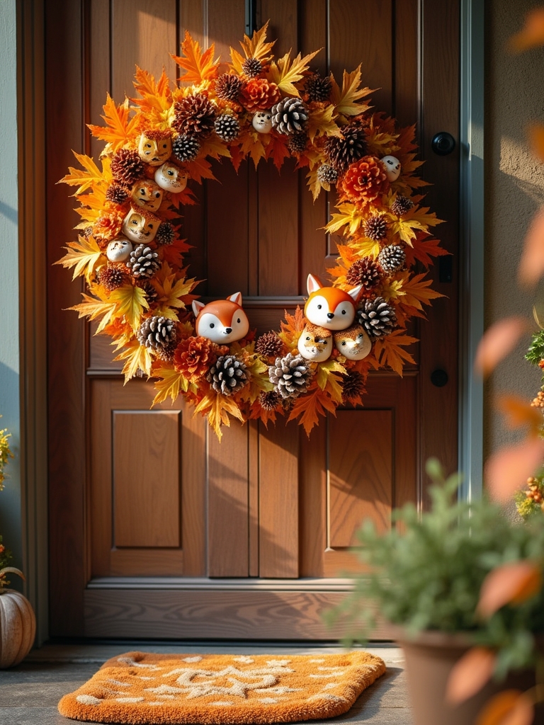 woodland creature wreath inspiration