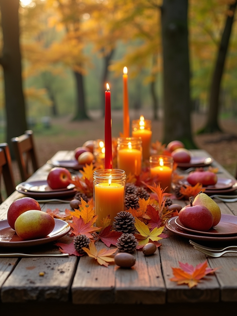 woodland themed dining decor ideas